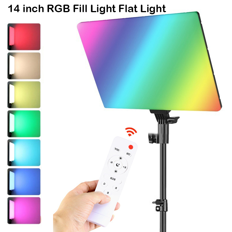 Video Led Light Panel - RGB 14 ''LED Luce video Telecomando