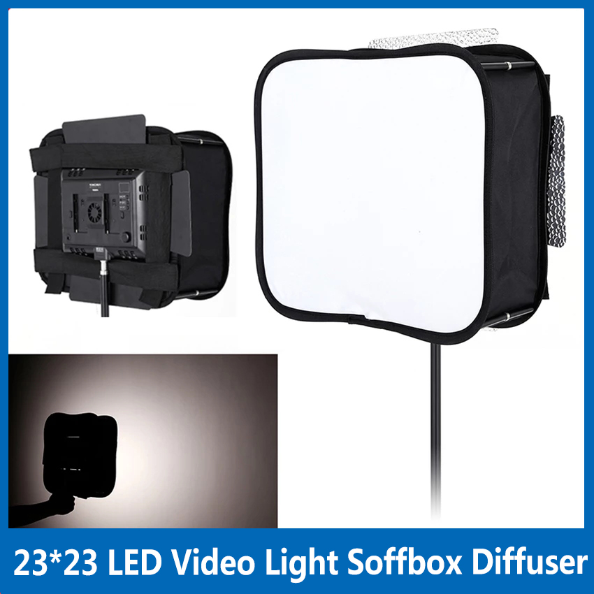 Video Led Light Panel - Diffusore Softbox 23*23 per Pannello Luminoso