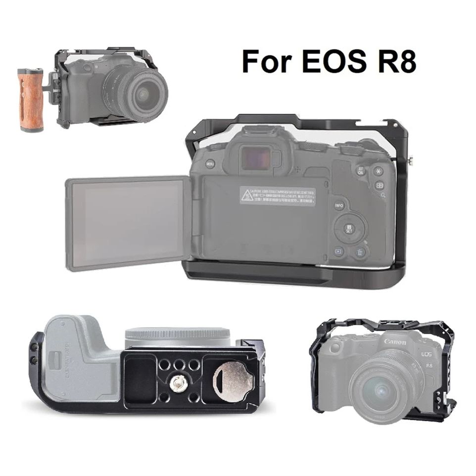 Camera Cold Shoe - Gabbia per fotocamera con telaio protettivo