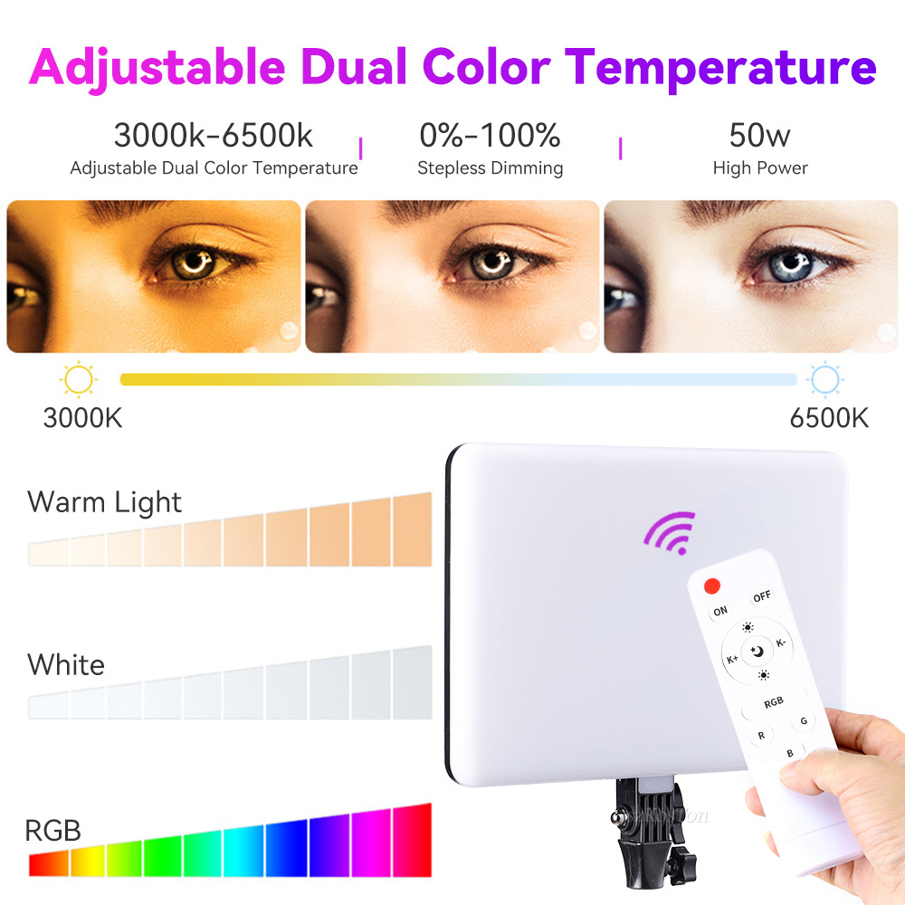 RGB 14 ''LED Luce video Teleco - Video Led Light Panel recensione e prezzo