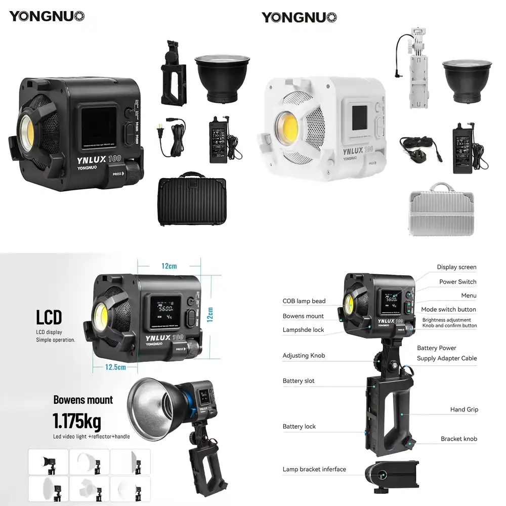 YONGNUO YNLUX100 100W 3200K-56 - Photography Studio recensione e prezzo