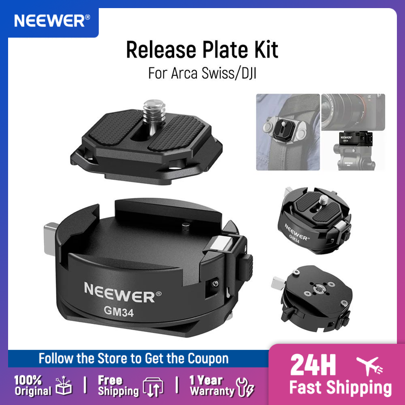 Neewer GM47 Kit piastra a sgan - Peak Design Clip recensione e prezzo