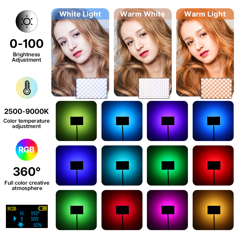 Ulanzi LT003 15W RGB Luce vide - Video Led Light Panel recensione e prezzo