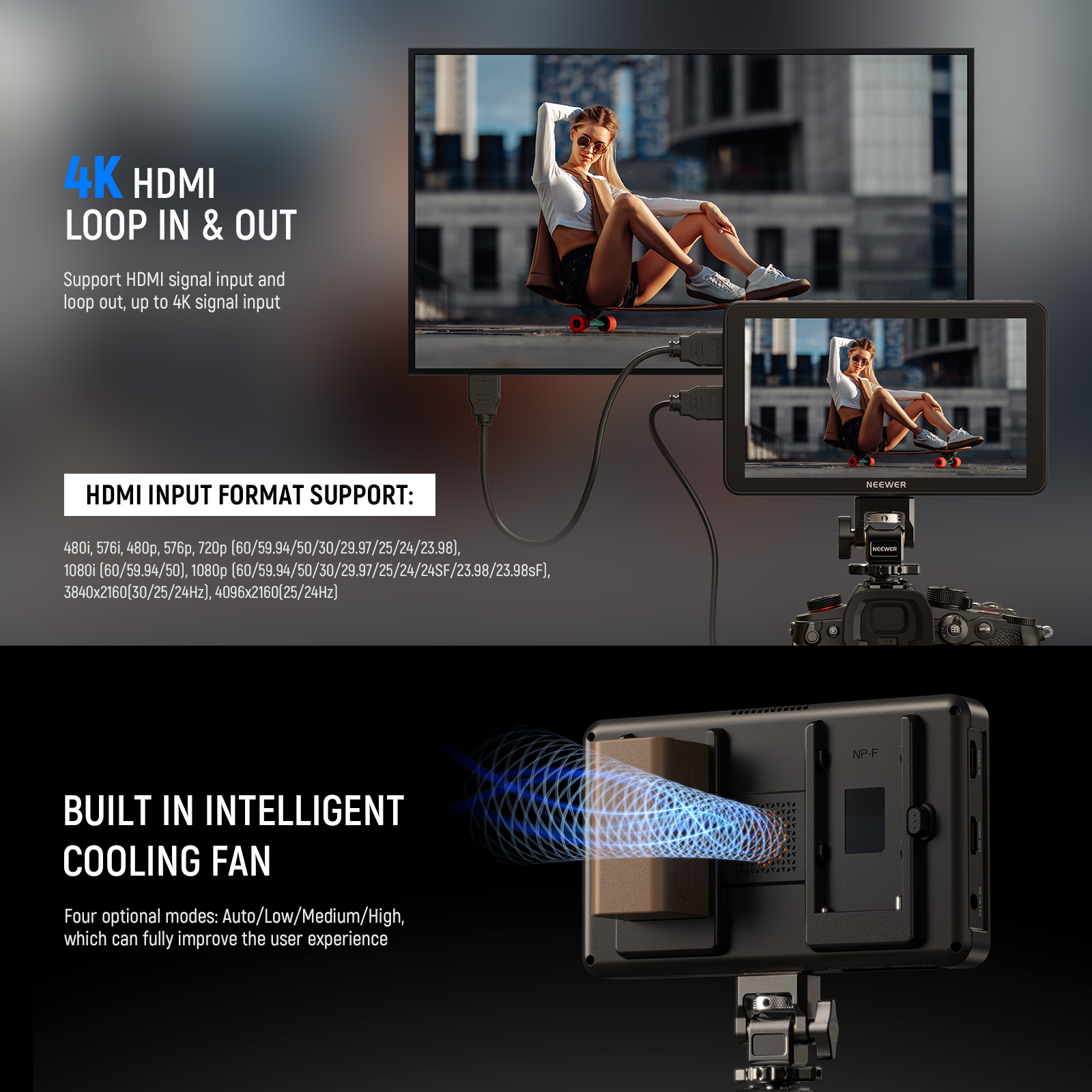 Monitor da campo per fotocamer - Camera Cold Shoe recensione e prezzo