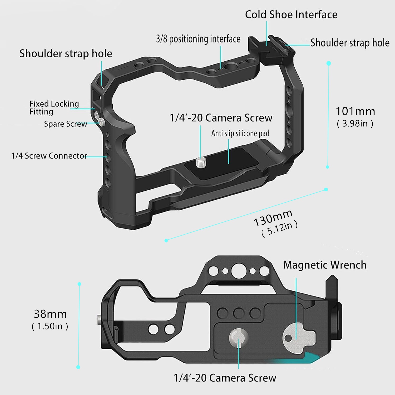 Gabbia per Fotocamera R50 per  - Camera Cold Shoe recensione e prezzo