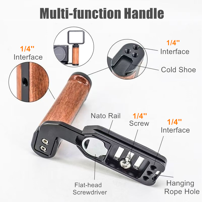 Impugnatura leggera a forma di - Camera Cold Shoe recensione e prezzo